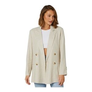 NWT $90 MINKPINK Women's Cream Blazer